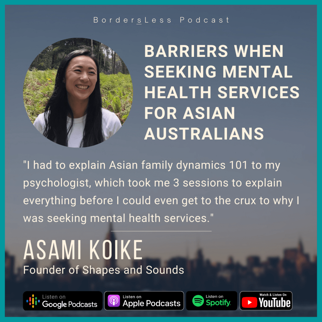 Asian Australian Mental Health Asami Koike Quote
